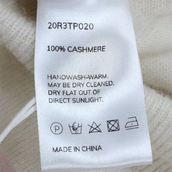 NWT NEW NAP LOUNGEWEAR $399 Straight Cashmere Pants IVORY MEDIUM - Picture 10 of 11